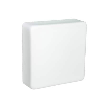 Besa Lighting Geo 9 Sconce, Opal Matte, 1x8W LED 888407-LED